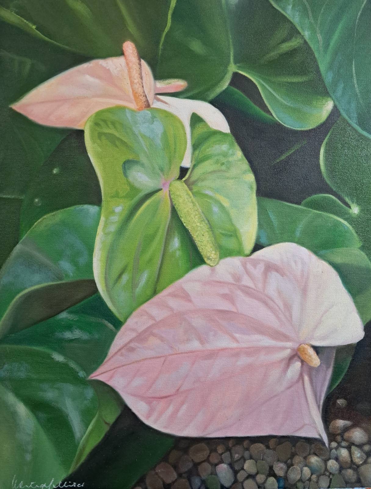 Blush Among Emeralds